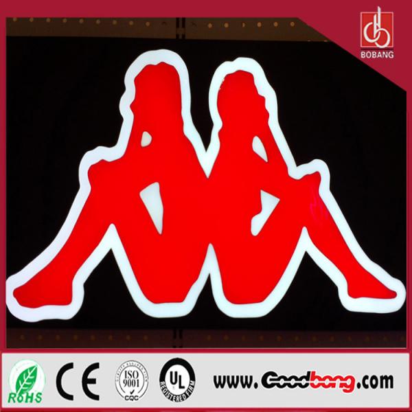 Quality Hotsale chain-store high quality waterproof acrylic square thin signboard in huge size for sale