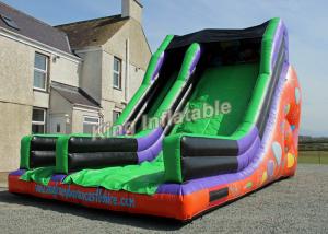  Commercial PVC Celebration Inflatable Dry Slide 26*16*18 Feet With CE Blowers Manufactures