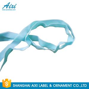Decorative Coloured Fold Over Elastic Webbing Straps Elastic Binding Tape