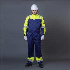 Fire Retardant Safety Coverall Suit Safety Protective Clothing 65% Cotton 35% Polyester Manufactures