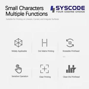 High-Resolution Industrial Inkjet Coder - Low-Maintenance Design for Clear,