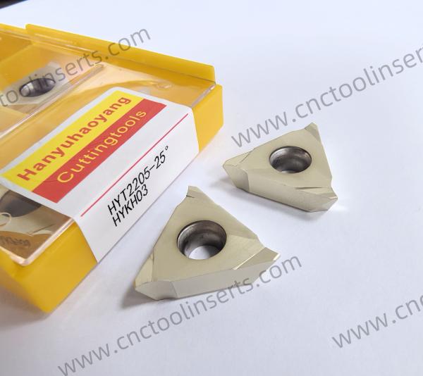 Quality CNC Milling Insert with PVD Coating HYT2205-3.55 HYKH03, also Belongs to Grooving Inserts. Suitable for Machining Titanium Alloys and High-temperature Superalloys. for sale