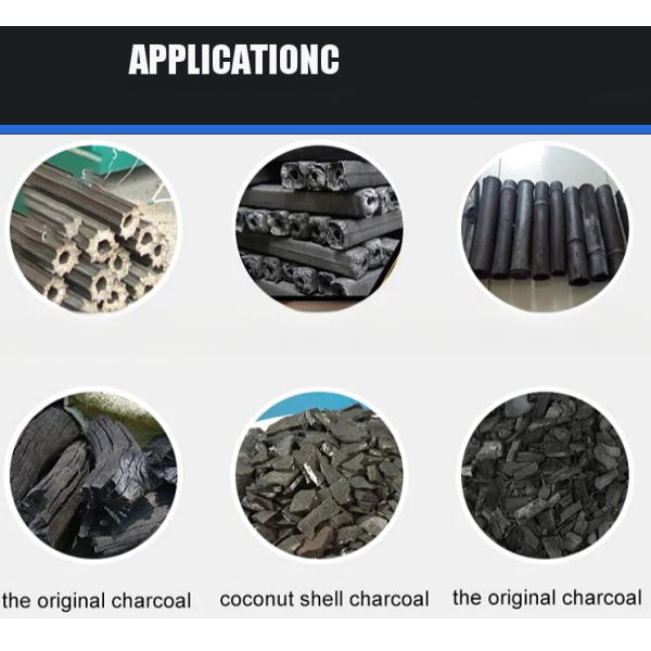 7CBM Capacity Continuous Charcoal Powder Making Machine for Peanut Shell Carbonization