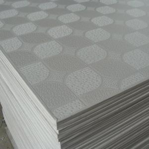  603x603 Plasterboard Gypsum Board PVC Gypsum Ceiling Tiles 7-12mm Manufactures