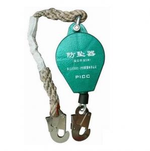 China Line Construction Fall Arrest Lanyard High Capacity Wire Rope Falling Protector on sale