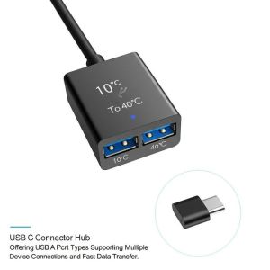 10°C To 40°C USB C Connector Hub Offering USB A Port Types Supporting Multiple Device Connections and Fast Data Transfer Manufactures