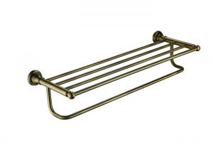  High Quality Brass Bathroom Accessory Towel Rack Mounting Hardware Towel Shelf Manufactures
