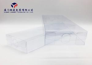 Super Clear PVC Packaging Boxes Environmental Friendly Materials Two Ends Open