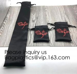  Beige Satin Drawstring Bag For Shoe,Purple Satin Pouch With Ribbon,Logo Satin Drawstring Bag,Hair Extension Bag , Gift W Manufactures