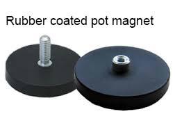  D88 Rubber Coated Pot Neodymium Car Roof Magnets Manufactures