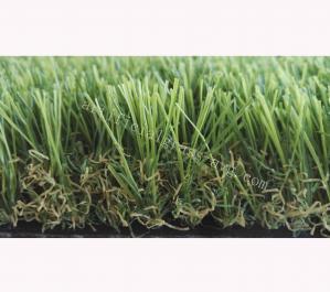  Silky Soft Monofilament PE + Curly PP Outdoor Artificial Turf / Artificial Grass Carpet Rug Manufactures