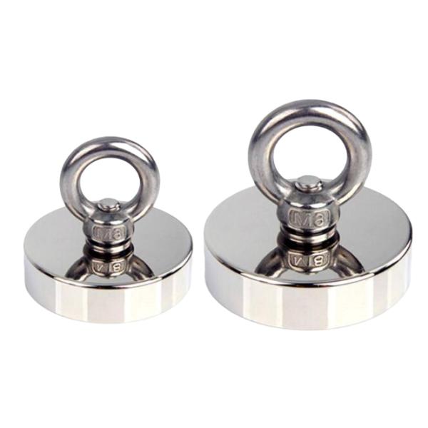 NdFeB Magnet Pot with Internal Thread Metric Thread Max Working Temperature 80 Degree