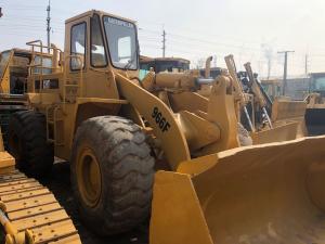  966F Used Cat Wheel Loaders Used Front Loader High Fuel Capacity Good Working Condition Manufactures
