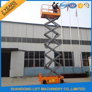China Self Propelled Scissor Lifts Hire , Hydraulic Mobile Elevated Work Platform  on sale