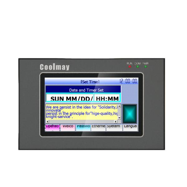 Quality Coolmay 5 Inch HMI With Integrated PLC digital I O analog I O high speed functions for sale