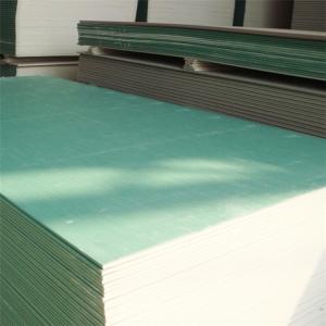  12.5mm Moisture Gypsum Board 1200x1800 Plain Pattern Green Color Manufactures