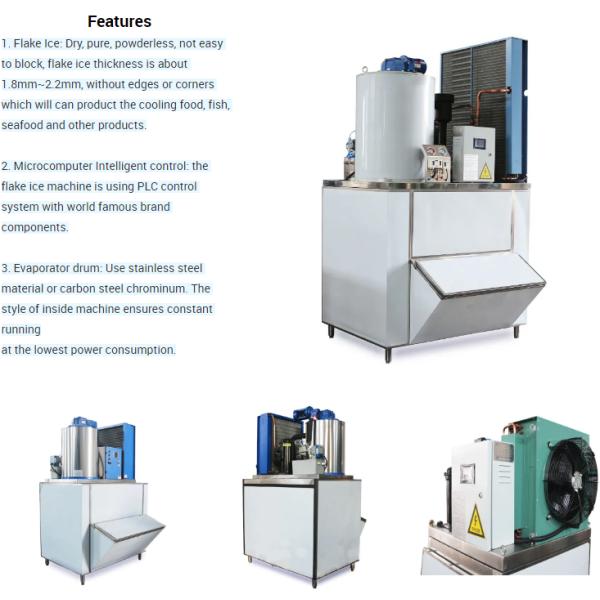 Commercial Freshwater Flake Ice Machine Small Flake Ice Maker Flake Ice Plant For Hotel Use