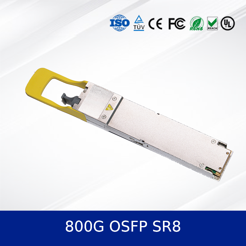 China 800G OSFP SR8 Optical Transceiver Module High Speed, Low Power, MSA Compliant on sale