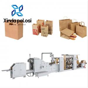  Automated Luxury Paper Shopping Bag Making Machines 380V Easy To Operate Manufactures