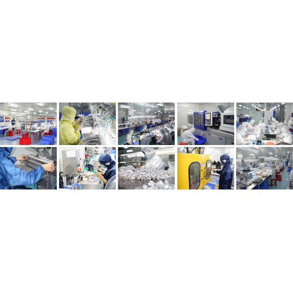 T Type Closed Suction System with Ethylene Oxide Sterilization Continuous Breathing and Soft Blue Suction Tip for Adult & Child