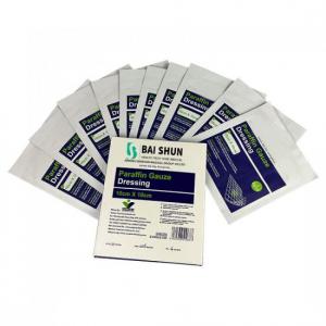 China Custom Medical Sterile Disposable Wound Dressing Paraffin Gauze on sale