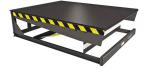 15 000 Lbs Electric Loading Dock Leveler With Safety Chains / On Site Installati