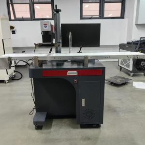 Raycus Max Jpt Fiber Laser Engraver With CCD Automatic Visual And Positioning System With Computer