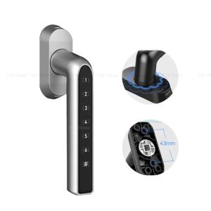 Window Anti Scratch Smartcode Door Lock Digital Anti Peep Mechanical Code Door