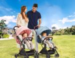 High View Portable Baby Carriage Stroller One Hand Folding For Newborn Sleep Sit
