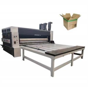 China Semi-automatic accuracy Corrugated Cardboard Pizza Box Printing Slotting Die-cutting Machine on sale