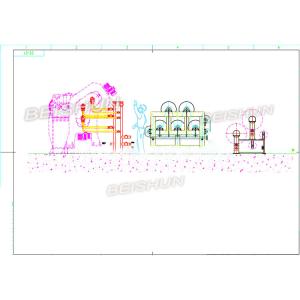 Electric Nip Adjustment Four Roll Calender with Chilled Cast Iron Rollers and