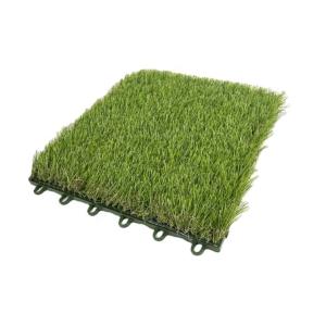 3cm Artificial grass decking tiles synthetic grass turf tile artificial grass