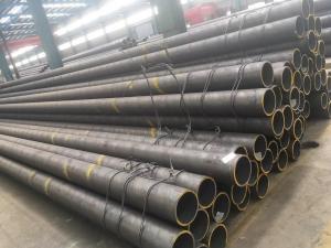  MTC Round Carbon Steel Pipe Q235b Q345 A106 Welded Black Manufactures