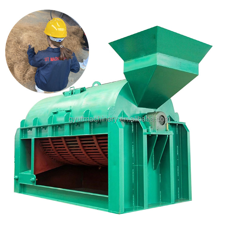  Multi Function Coconut Coir Fiber Extracting Machine with High Pressure Pump UT 800 Manufactures