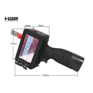 12.7mm Handheld Inkjet Coder , Portable Mobile Inkjet printer 600dpi Printing