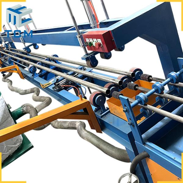 Sanitary Tubes Automatic Pipe Polishing Machine Internal Surface Mechanical Polishing