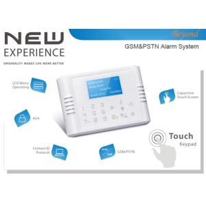  Quad-Band GSM&amp;PSTN Dual Network Touch Keypad LCD Wireless 868Mhz House Alarm System Manufactures