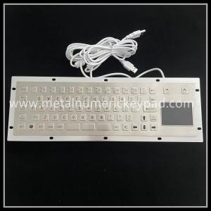 IK07 Metal Industrial Keyboard With Touchpad 304 Stainless Steel Manufactures