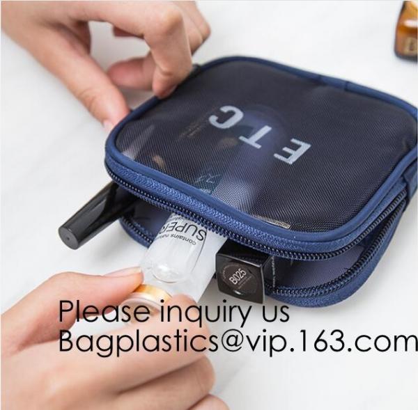 Multifunction canvas cosmetic bags felt makeup bag for sale toiletry bag for travel,makeup bag necesery travel bagease