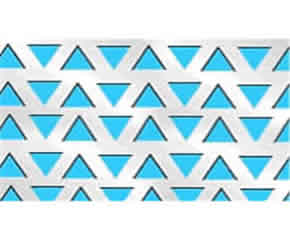 Triangle Hole Perforated Metal