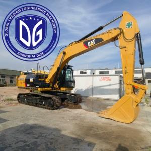  323D Cat Used Equipment 23 Ton With Anti Slip Tracks Tires Manufactures