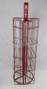  Metal Hair Color Tinned Dye Accessories Display Stand Double Sided Custom Signage Manufactures