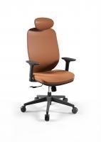 Brown 3 Gears Adjustment Office Chair Executive Office Water Proof Manufactures