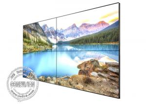 China 55 Daisy Chain Samsung 3.5mm Bezel Digital Signage Video Wall, 500cd / m2 Big Screen Wall  input on sale