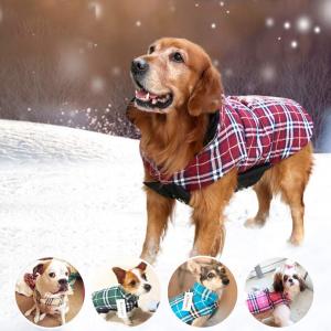   				Waterproof Windproof Reversible British Style Plaid Dog Vest Winter Coat 	         Manufactures