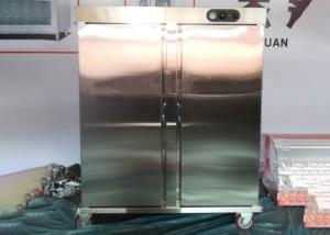  Stainless Steel Two Doors Food Warmer Cart Mobile Food Heat Holding Cabinet Manufactures