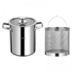  304 Stainless Steel Deep Frying Pots For French Chip Frying Manufactures