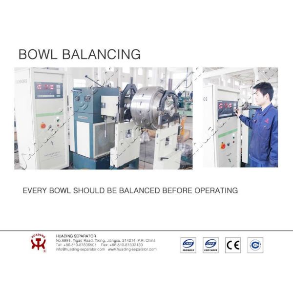 Huading Separator Quality Control