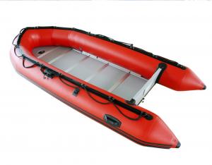  Large Rubber Inflatable Rescue Boat Six Person Inflatable Boats With Plywood Floor Manufactures