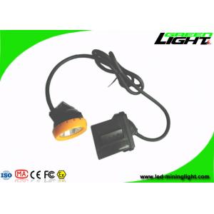 CREE LED Mining Hard Hat Led Lights 10000Lux With Low Power Warning Function